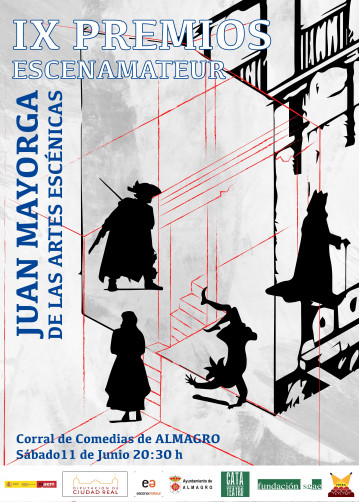 Cartel de los Premios ESCENAMATEUR "JUAN MAYORGA"