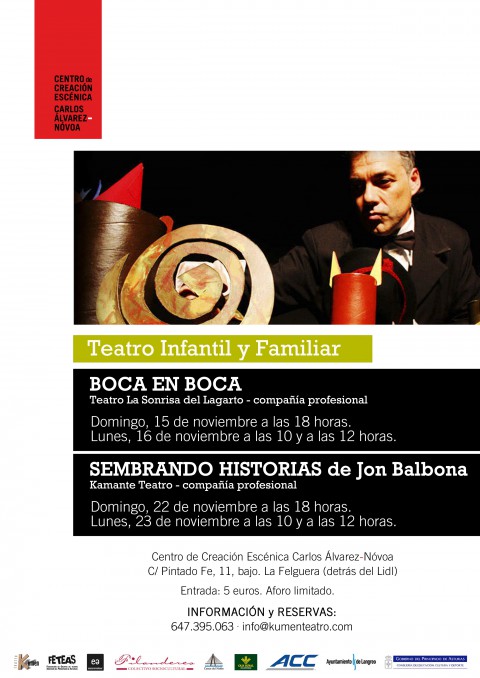 TEATRO INFANTIL EN EL CENTRO DE CREACION ESCENICA ´CARLOS ALVAREZ-NOVOA´