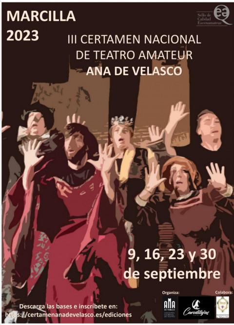 Certamen Nacional de Teatro Amateur “Ana de Velasco”. 