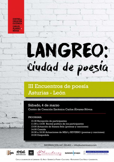III ENCUENTRO DE POESIA ASTURIAS-LEON. 
