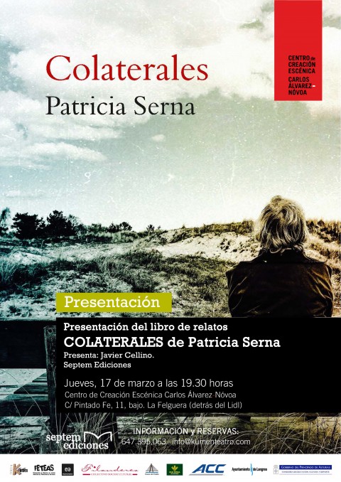 PRESENTACION DEL LIBRO “COLATERALES” de Patricia Serna en el Centro de Creación “Carlos Álvarez-Novoa” de Langreo.