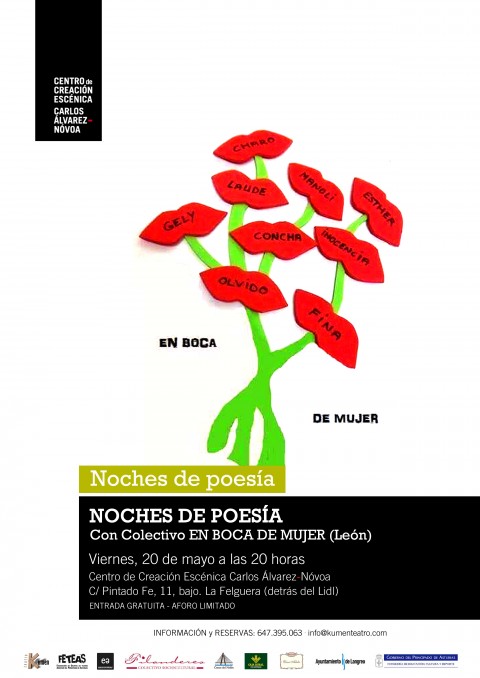 ´EN BOCA DE MUJER´ el próximo viernes día 20 en el Centro de Creación Escénica ´Carlos Alvarez-Novoa´