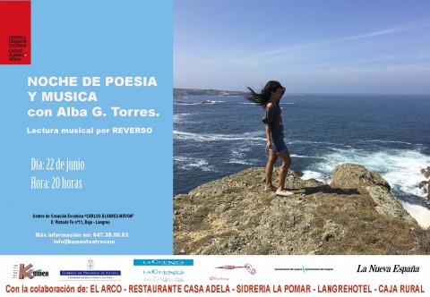 NOCHE DE POESIA Y MUSICA con Alba G. Torres. Lectura musical por REVERSO