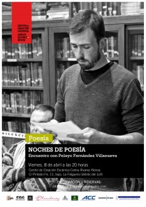 Una nueva ´NOCHE DE POESIA´ con Pelayo Fernández Villanueva y el Colectivo Les Filanderes
